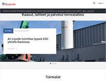 Tablet Screenshot of airliquide.fi
